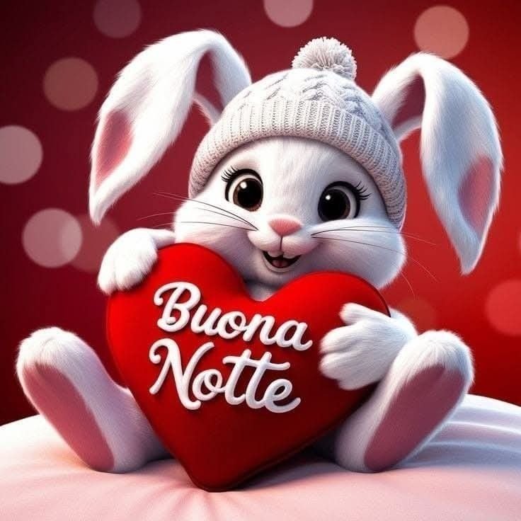 buonanotte a domani un abbraccio