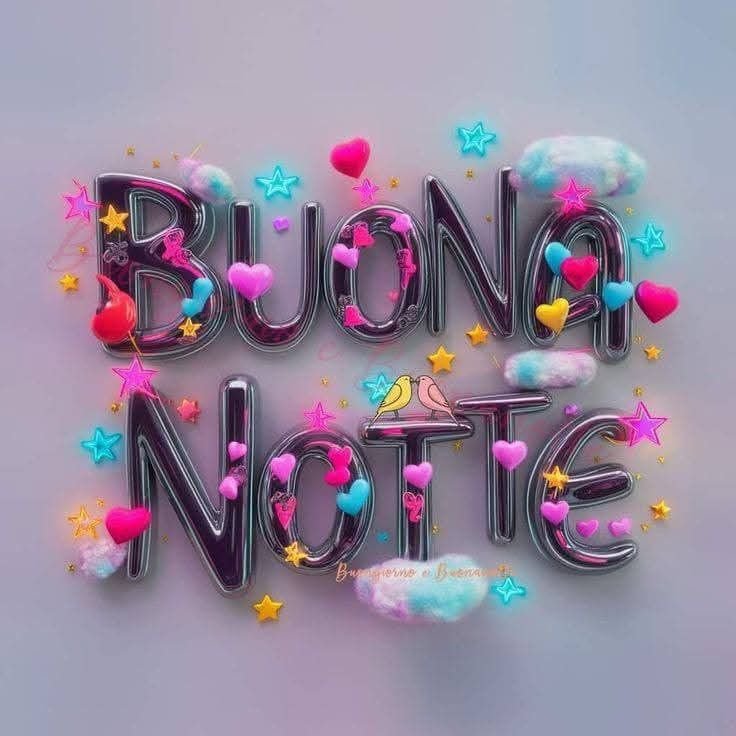 una serena buonanotte a domani